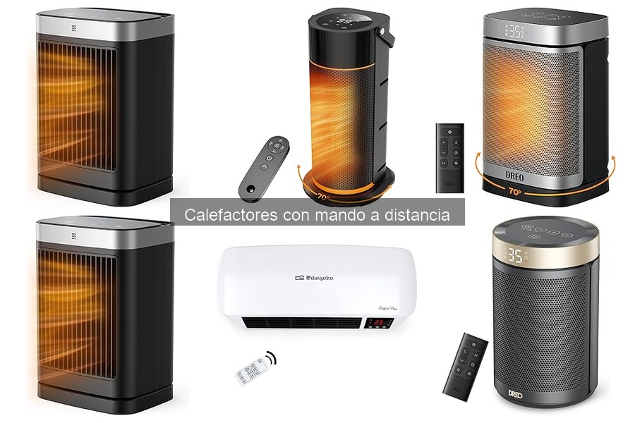 Alternativas a calefactores con mando a distancia