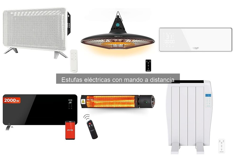 Alternativas a estufas eléctricas con mando a distancia