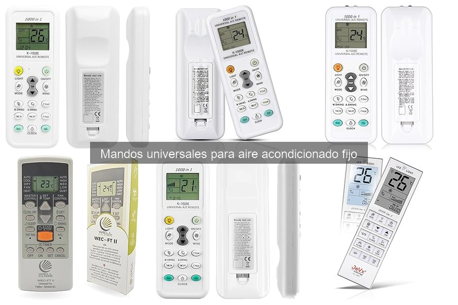 Alternativas a los mandos universales para aire acondicionado