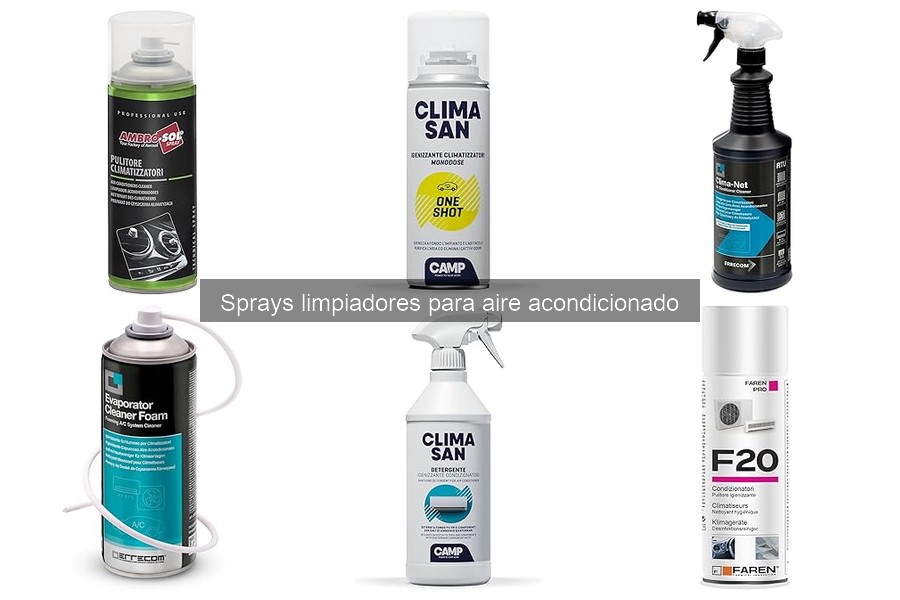 Alternativas a los sprays limpiadores para aire acondicionado