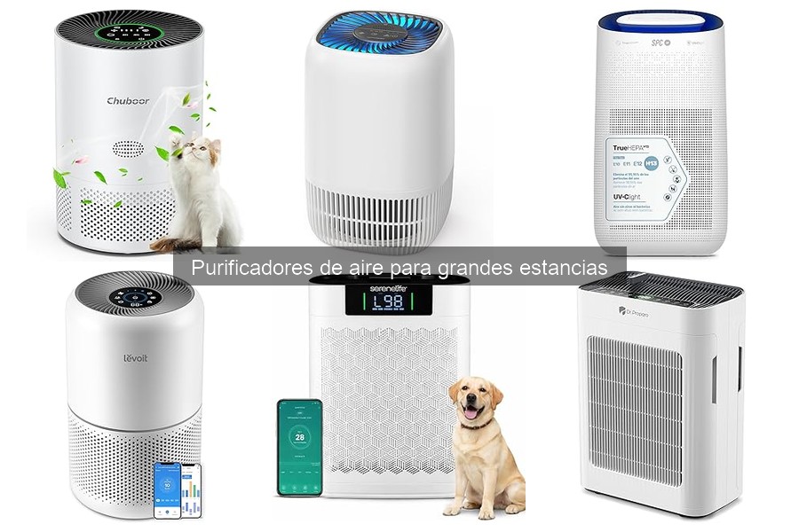 Alternativas a purificadores de aire en grandes estancias