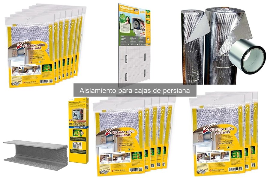 Alternativas al aislamiento de cajas de persiana en el hogar