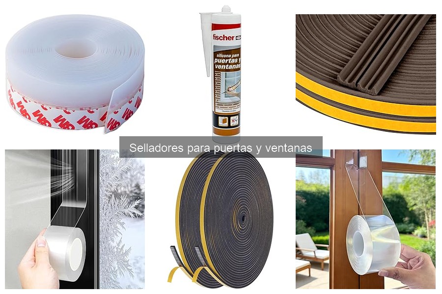 Alternativas innovadoras a selladores para puertas y ventanas