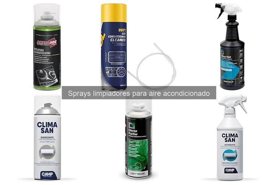 Beneficios de los sprays limpiadores en aire acondicionado