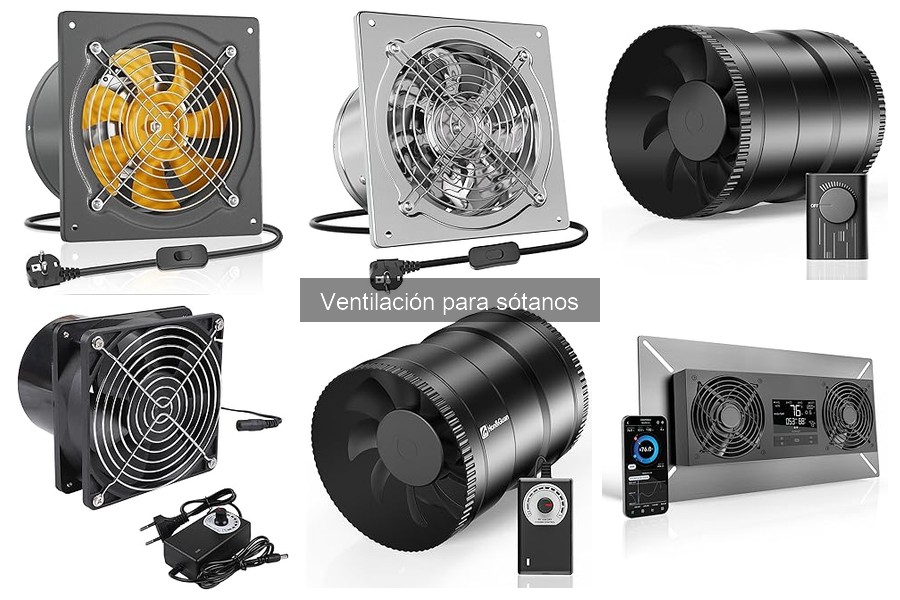 Casos de estudio: instalación de ventilación en sótanos