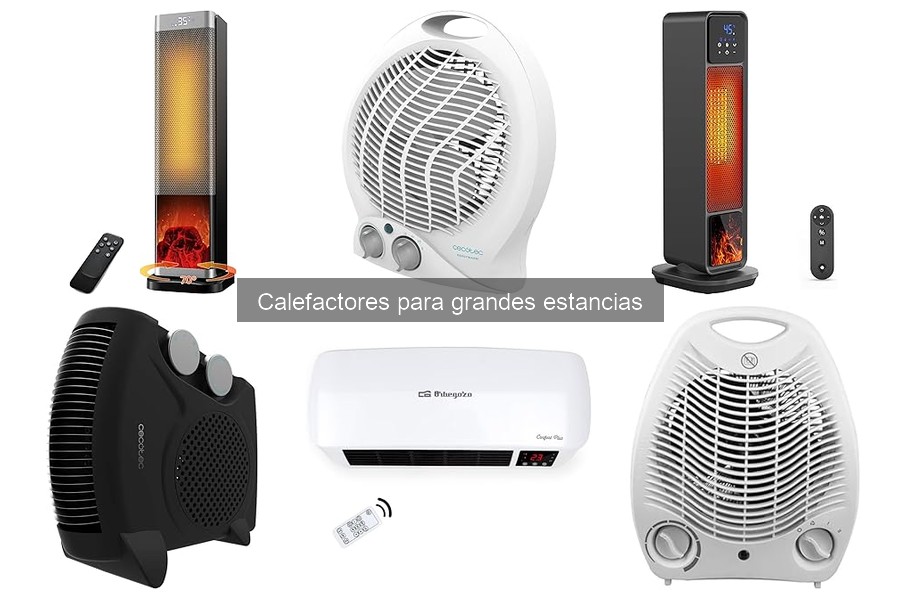 Cómo elegir el calefactor adecuado para grandes estancias