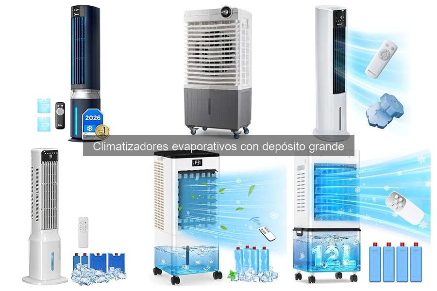 Cómo elegir el mejor climatizador evaporativo de depósito grande