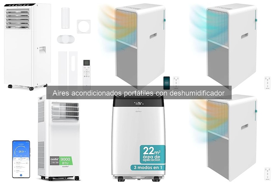 Cómo funciona un aire acondicionado portátil con deshumidificador