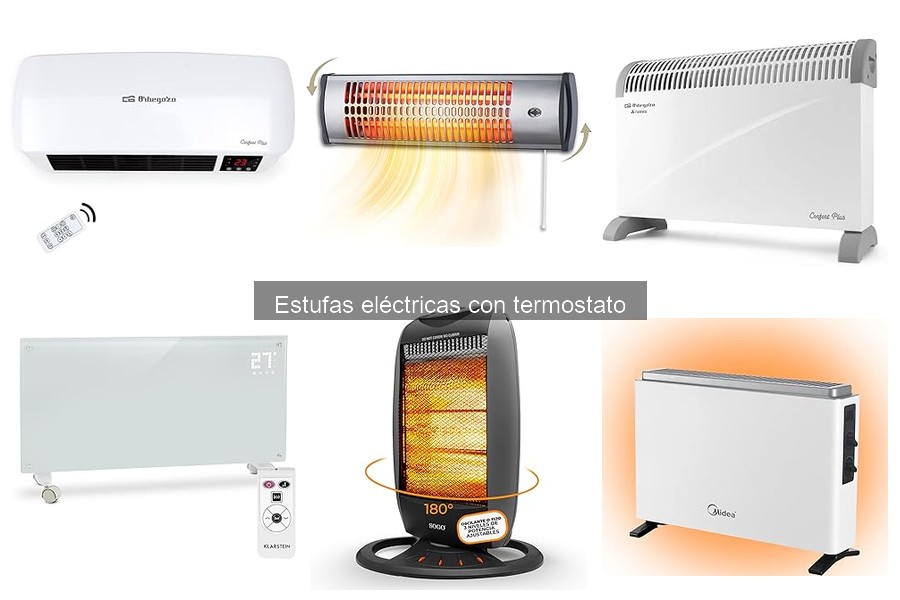 ¿Cómo funcionan los termostatos en estufas eléctricas?