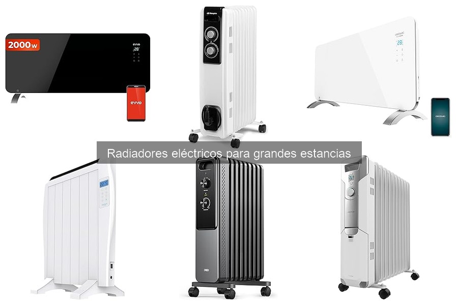 Cómo instalar un radiador eléctrico en grandes estancias