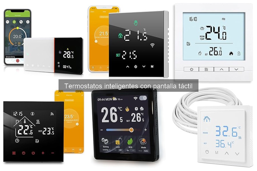 Cómo programar tu termostato inteligente con pantalla táctil