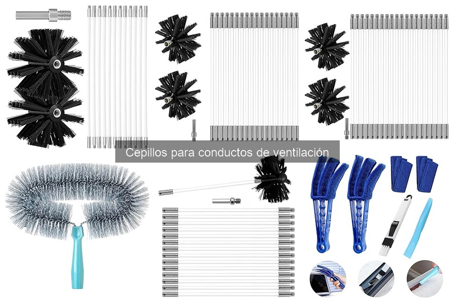 Cómo usar cepillos para limpiar conductos de ventilación