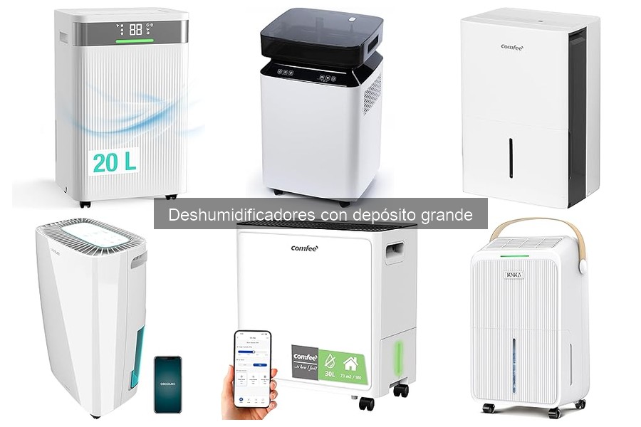 Cómo usar deshumidificadores con depósito grande eficazmente