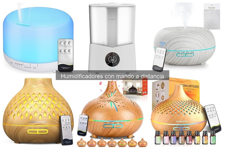 Cómo usar un humidificador con mando a distancia eficazmente