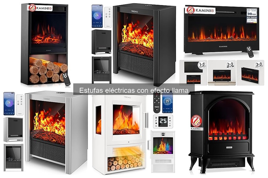 Cómo usar una estufa eléctrica con efecto llama de forma segura