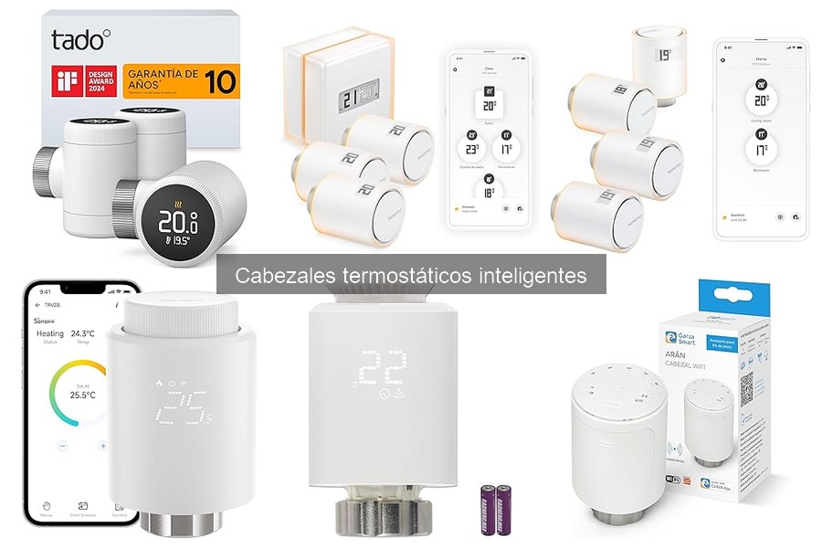 Comparativa de cabezales termostáticos inteligentes para radiadores