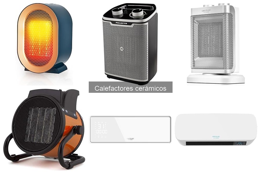 Comparativa de calefactores cerámicos vs otros tipos