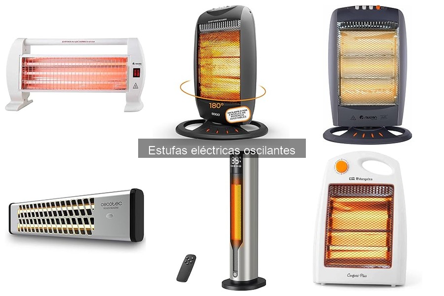 Comparativa de Estufas Eléctricas Oscilantes en 2023