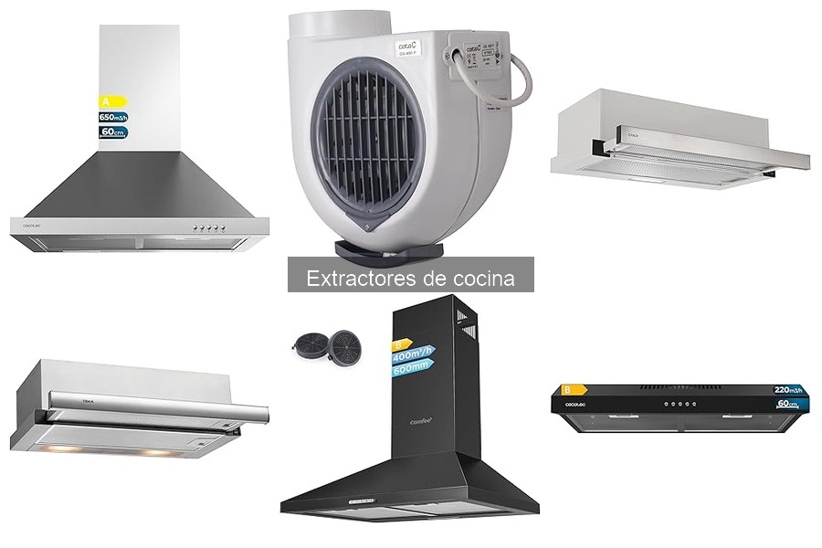Comparativa de extractores de cocina: Cecotec y más
