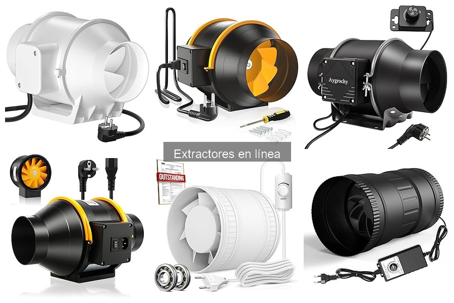 Comparativa de Extractores en Línea y de Pared