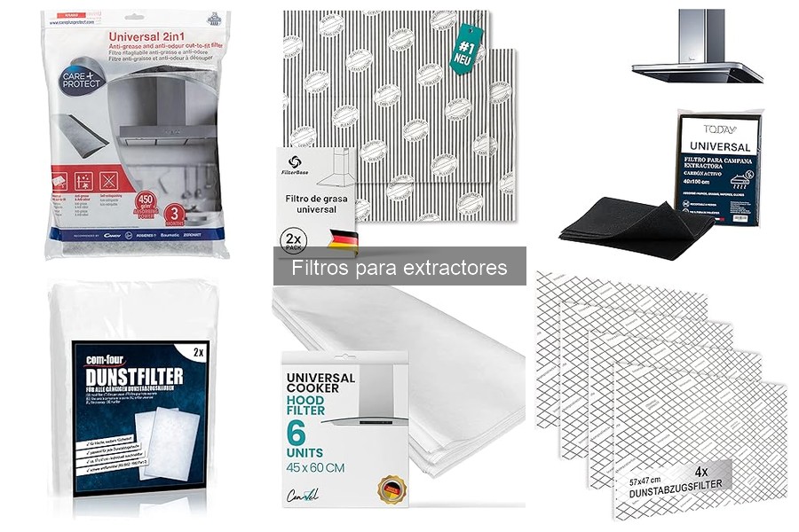 Comparativa de filtros de carbón vs filtros de metal para extractores