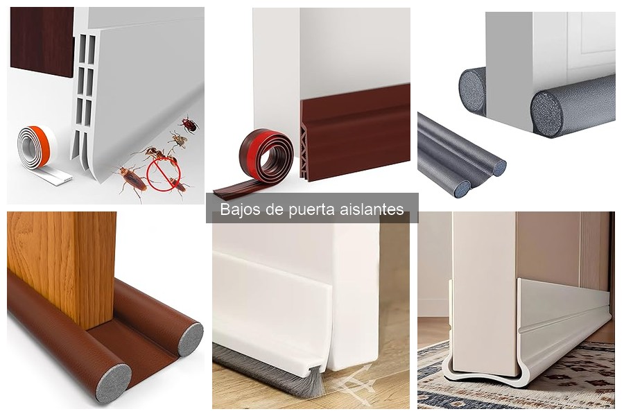 Comparativa de los Mejores Bajos de Puerta Aislantes