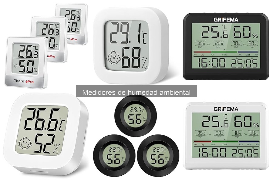 Comparativa de los mejores medidores de humedad del mercado