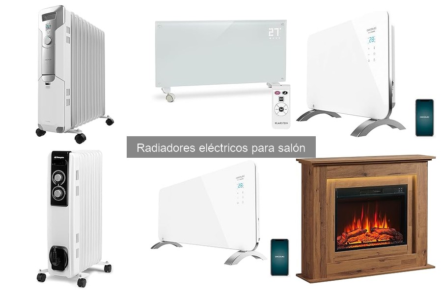 Comparativa de los mejores radiadores eléctricos para salón