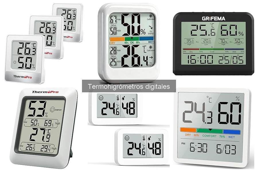 Comparativa de los Mejores Termohigrómetros Digitales 2023