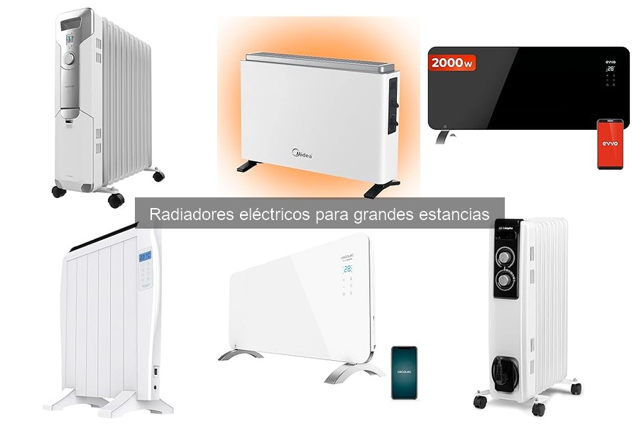 Comparativa de Radiadores Eléctricos para Grandes Estancias