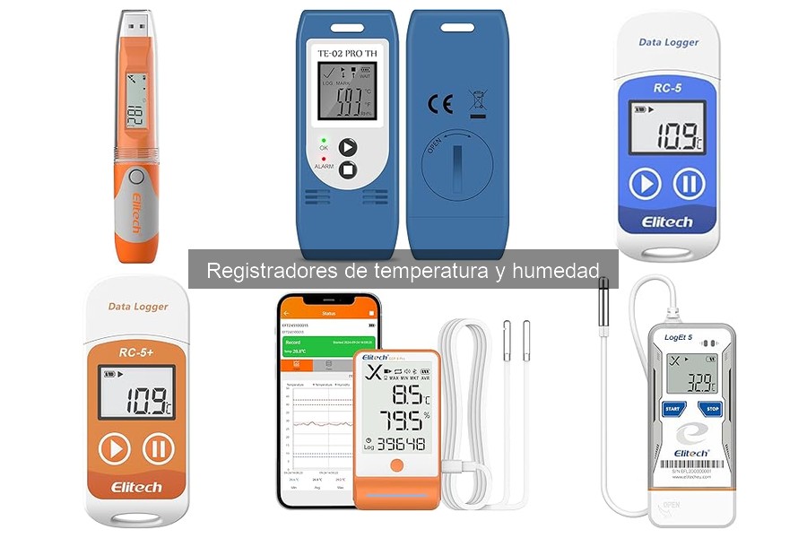 Comparativa de Registradores de Temperatura y Humedad 2023