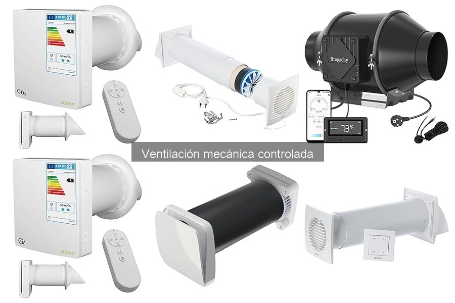 Comparativa de sistemas de ventilación mecánica controlada