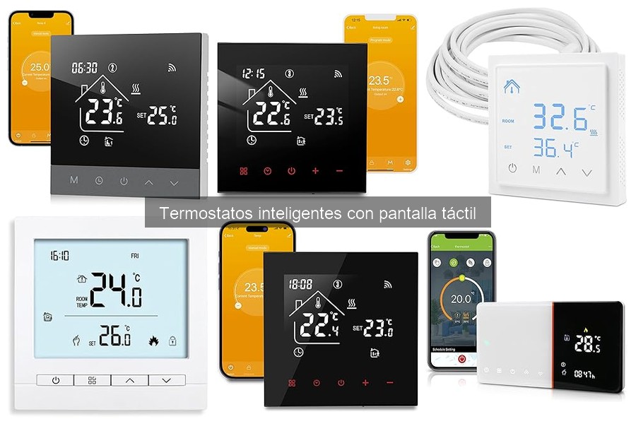 Comparativa de termostatos inteligentes con pantalla táctil