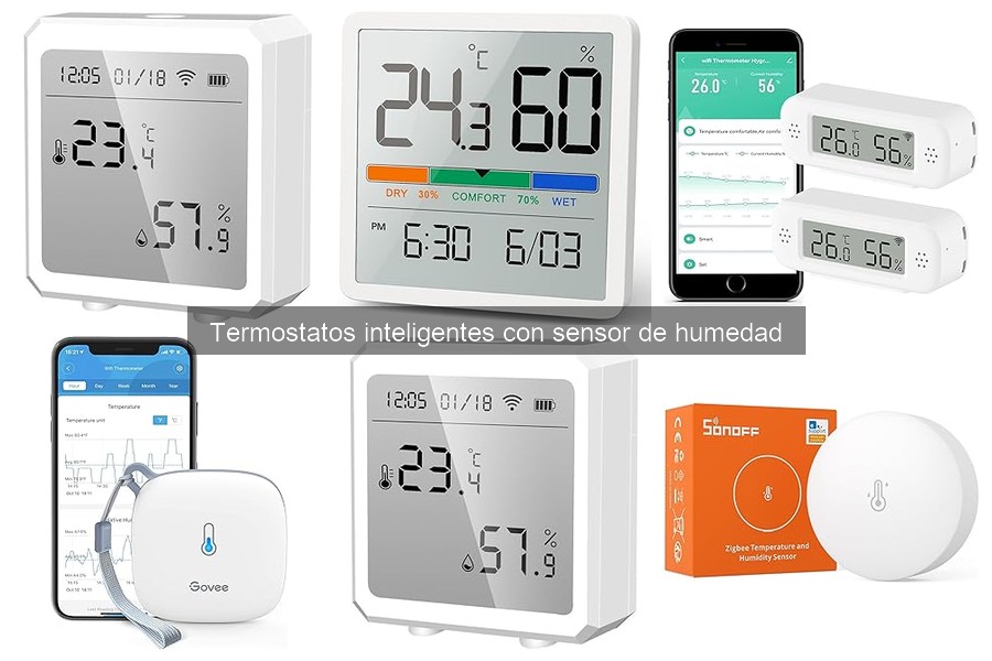 Comparativa de termostatos inteligentes vs tradicionales con sensor de humedad