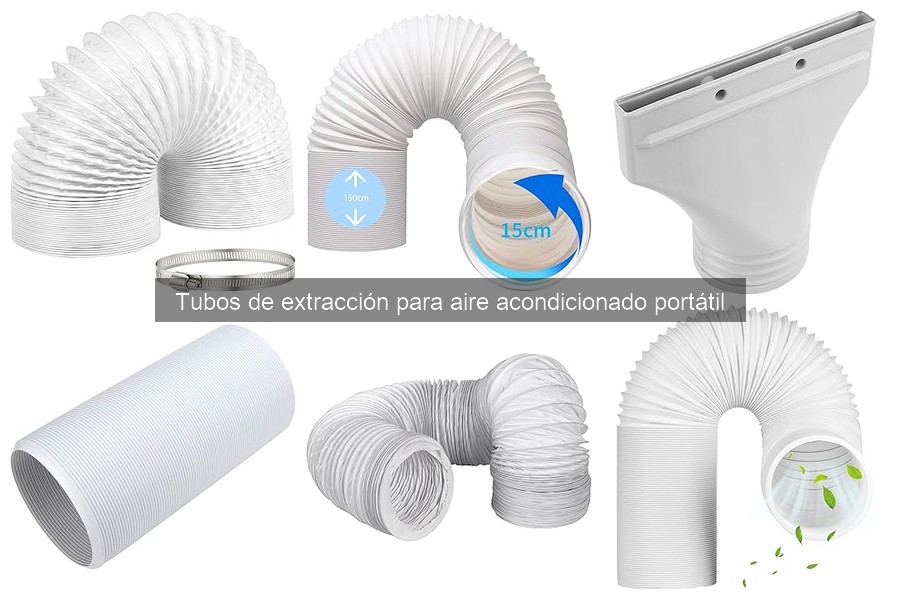 Comparativa de tubos de extracción para aire acondicionado portátil