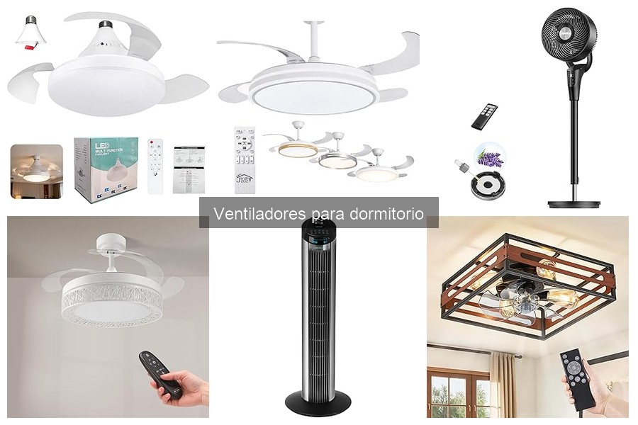 Comparativa de Ventiladores para Dormitorios Pequeños y Grandes