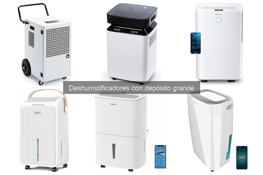 Comparativa: Deshumidificadores grandes vs pequeños