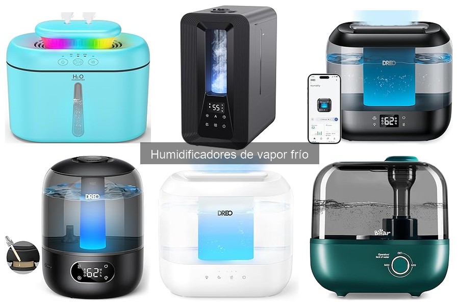 ¿Cuál es la capacidad ideal para un humidificador de vapor frío?