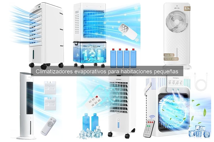 ¿Cuánto cuesta un climatizador evaporativo para habitaciones pequeñas?