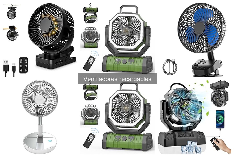 ¿Cuánto cuesta un ventilador recargable? Precios y Comparativas