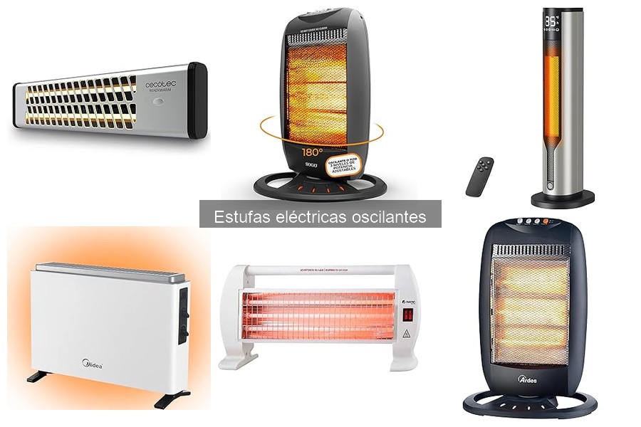 ¿Cuánto cuesta una estufa eléctrica oscilante? Precios y guías