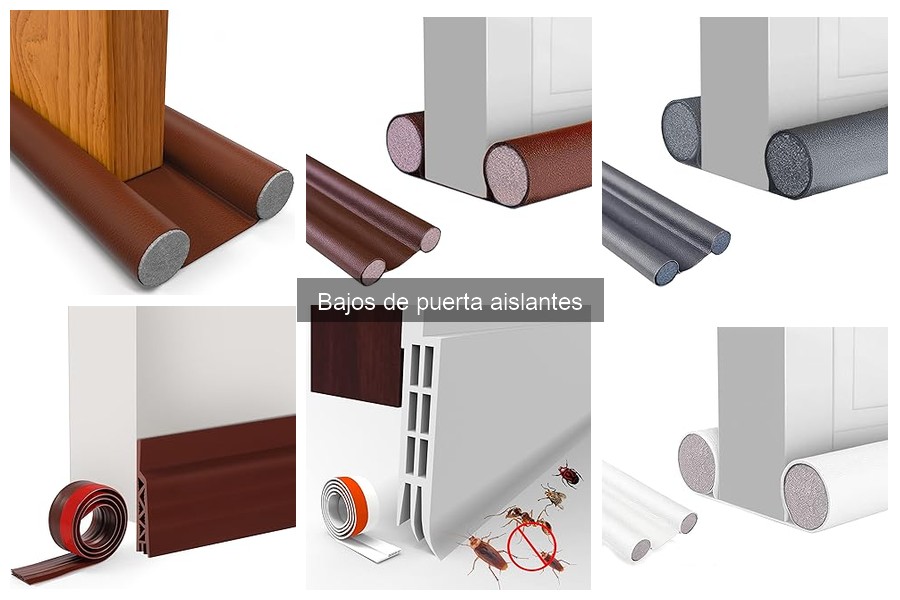 Dónde comprar bajos de puerta aislantes: ¡Encuentra los mejores!