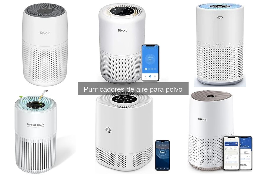 Eficacia de los purificadores de aire para eliminar polvo