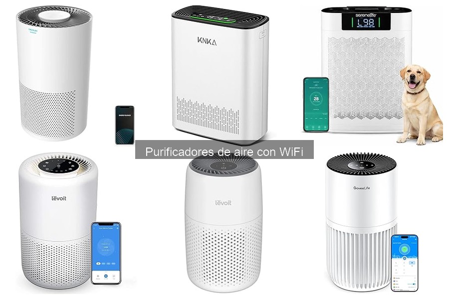Eficacia de purificadores de aire con WiFi para alergias