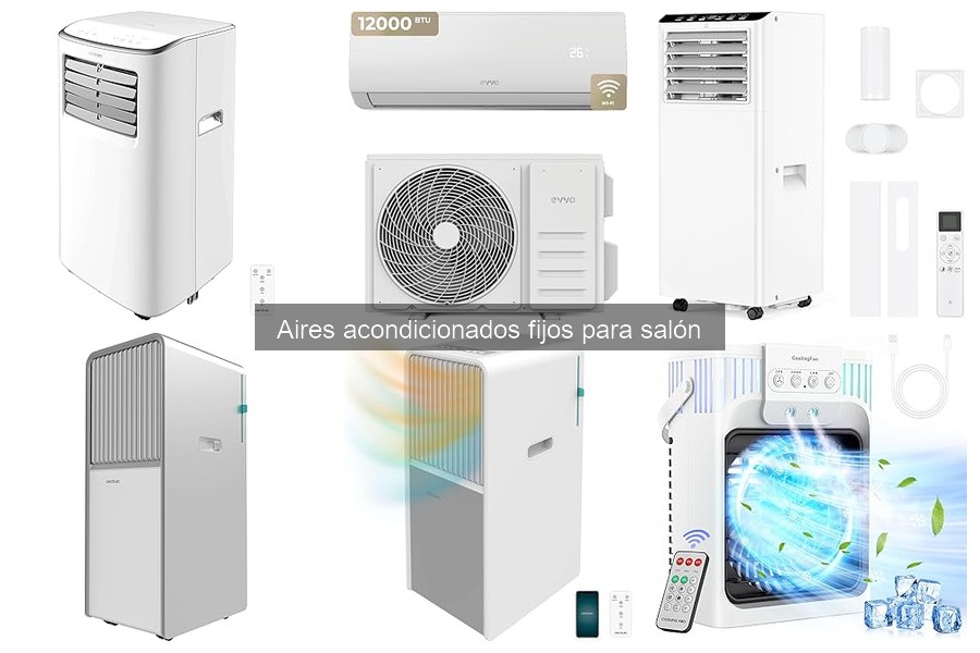 Eficiencia de aires acondicionados fijos para salones