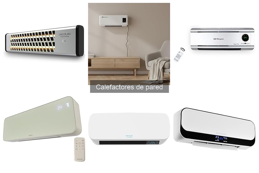 Eficiencia de los calefactores de pared vs otros sistemas