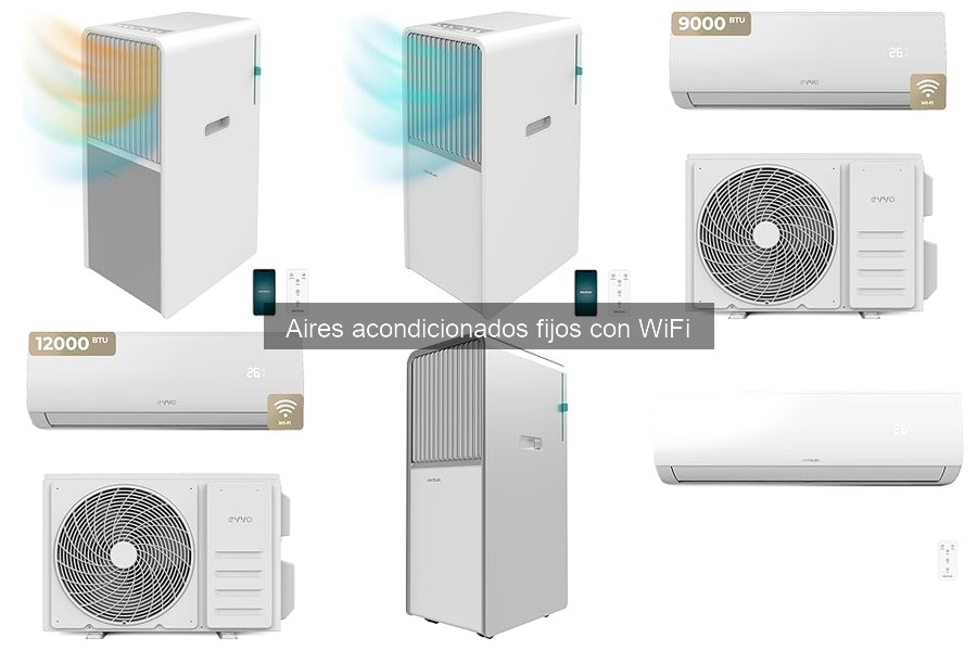 Eficiencia energética de aires acondicionados fijos con WiFi