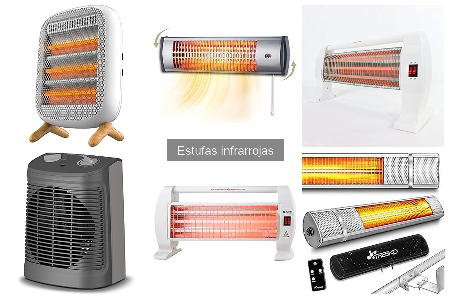 Eficiencia energética de estufas infrarrojas en el hogar