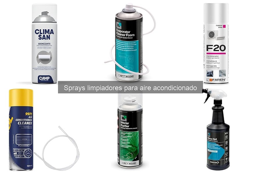 Errores comunes al usar sprays limpiadores para aire acondicionado