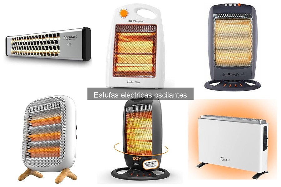 Estufas eléctricas oscilantes ideales para alérgicos